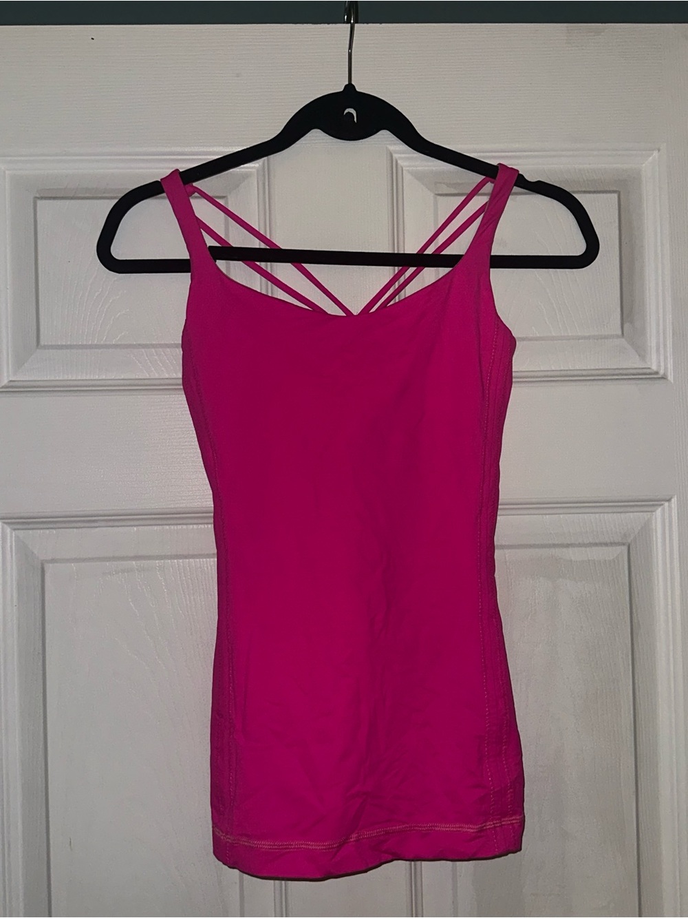 Lululemon Bright Pink Strappy Women's Tank Top